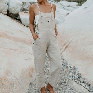 Sparrow Co. Linen Overalls